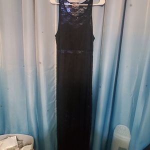 Walmart lace dress xl black maxi